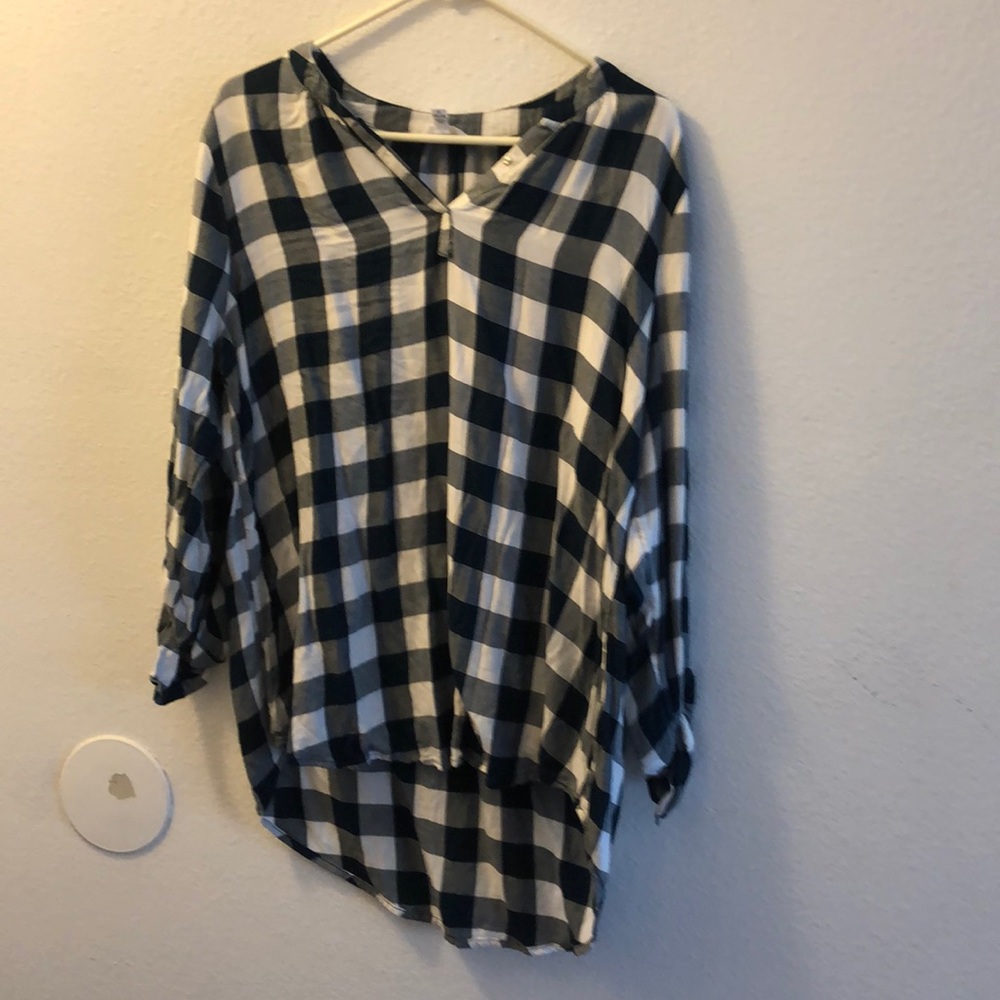 Flannel High Low top